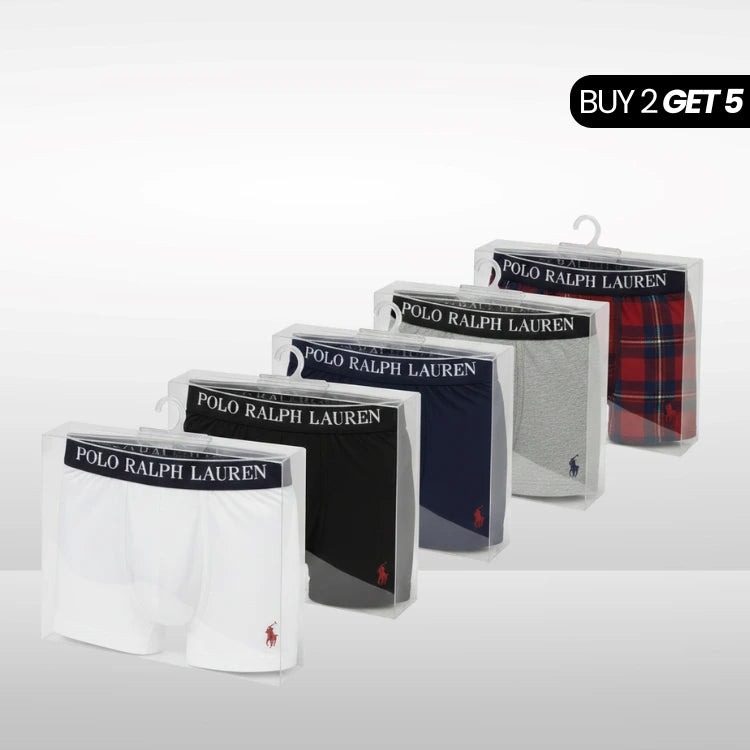 [Buy 2 Get 5] Polo Box Briefs